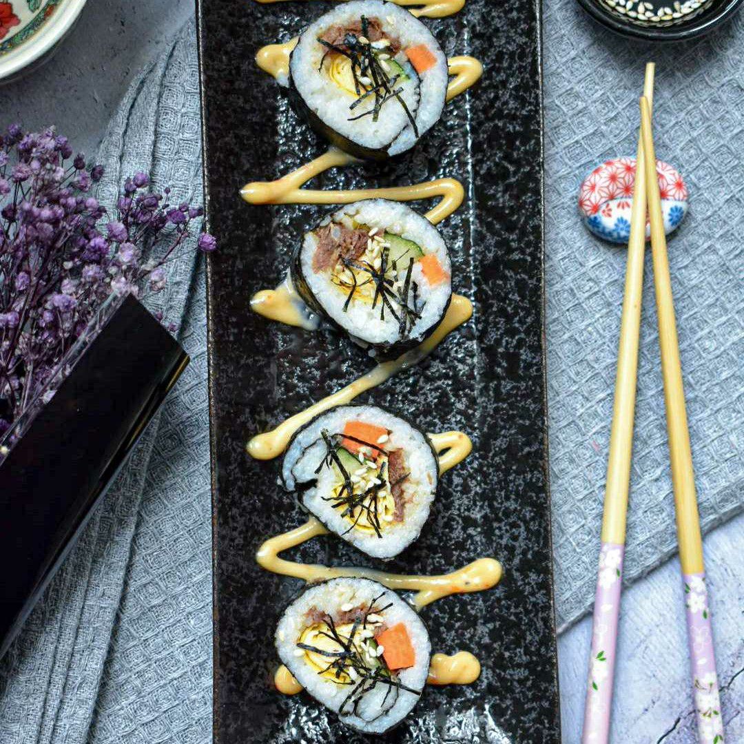 ASLI ENAK BANGET! | RESEP SUSHI RENDANG - YouTube
