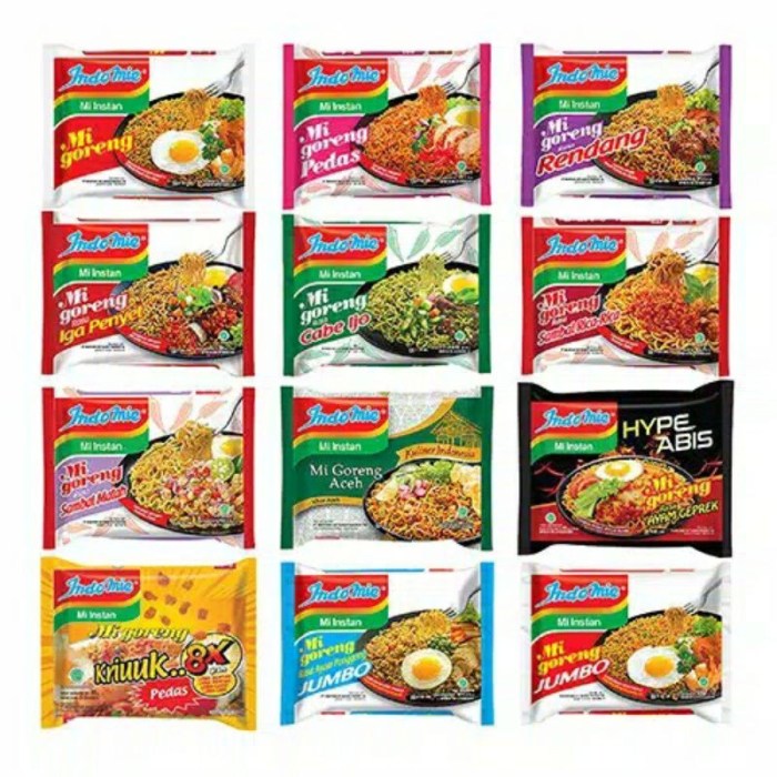 Jual INDOMIE ALL VARIAN Mie Instan / Indomie Goreng / Indomie Soto ...